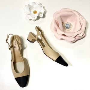 vaneli cap toe slingback